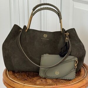 House of Harlow 1960 Faux Suede Sachel